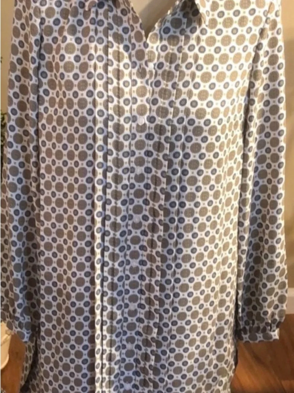 Tory Burch Cora Crepe de Chine Mini Shirt Dress